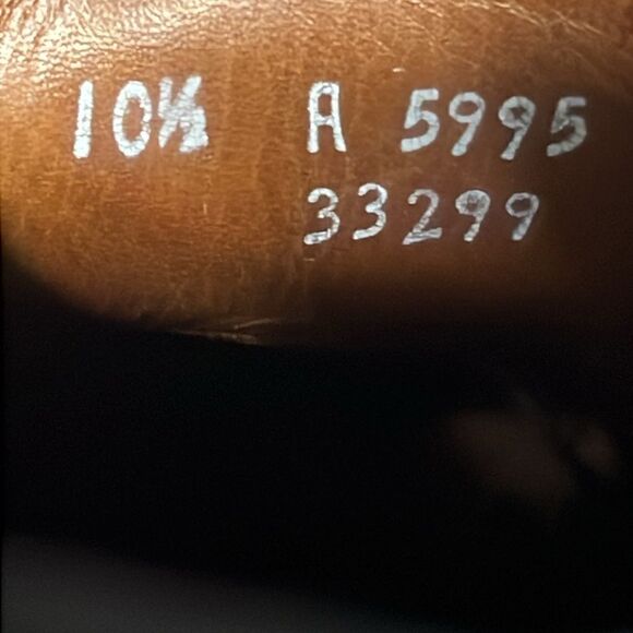 🔥🔥 ALLEN EDMONDS Park Avenue Oxford Derby Handcrafted Leather Shoes 10.5A -EUC - Picture 13 of 13